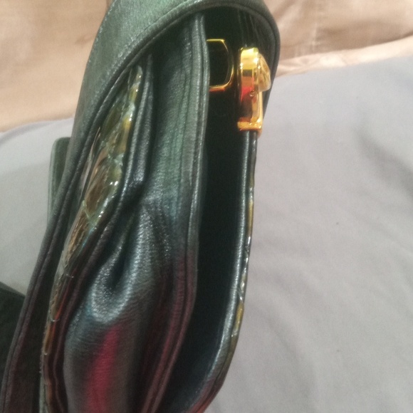 NWT leather (python?) bag - Picture 14 of 16